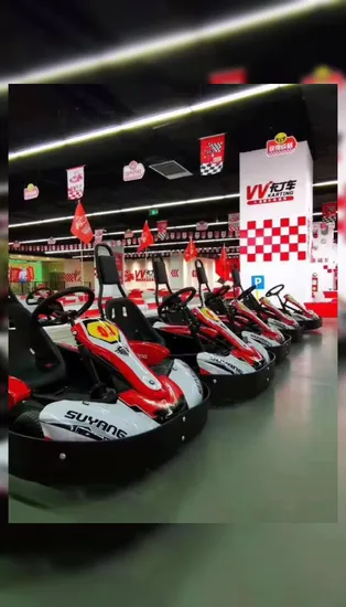 China Atacado Vermelho 2 Assentos ATV Quatro Rodas UTV Elétrico Pedal Go Kart Corrida Karting para Crianças e Adultos